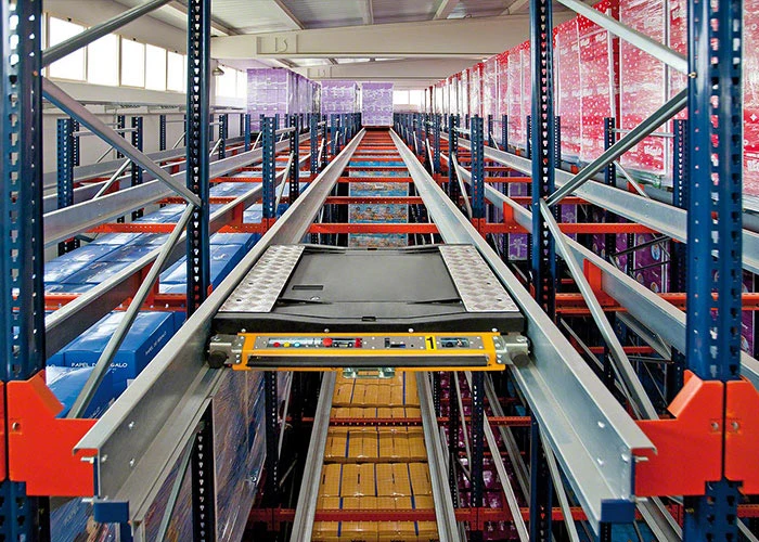 Intelligent Storage Shuttle Rack Warehouse Shelving.