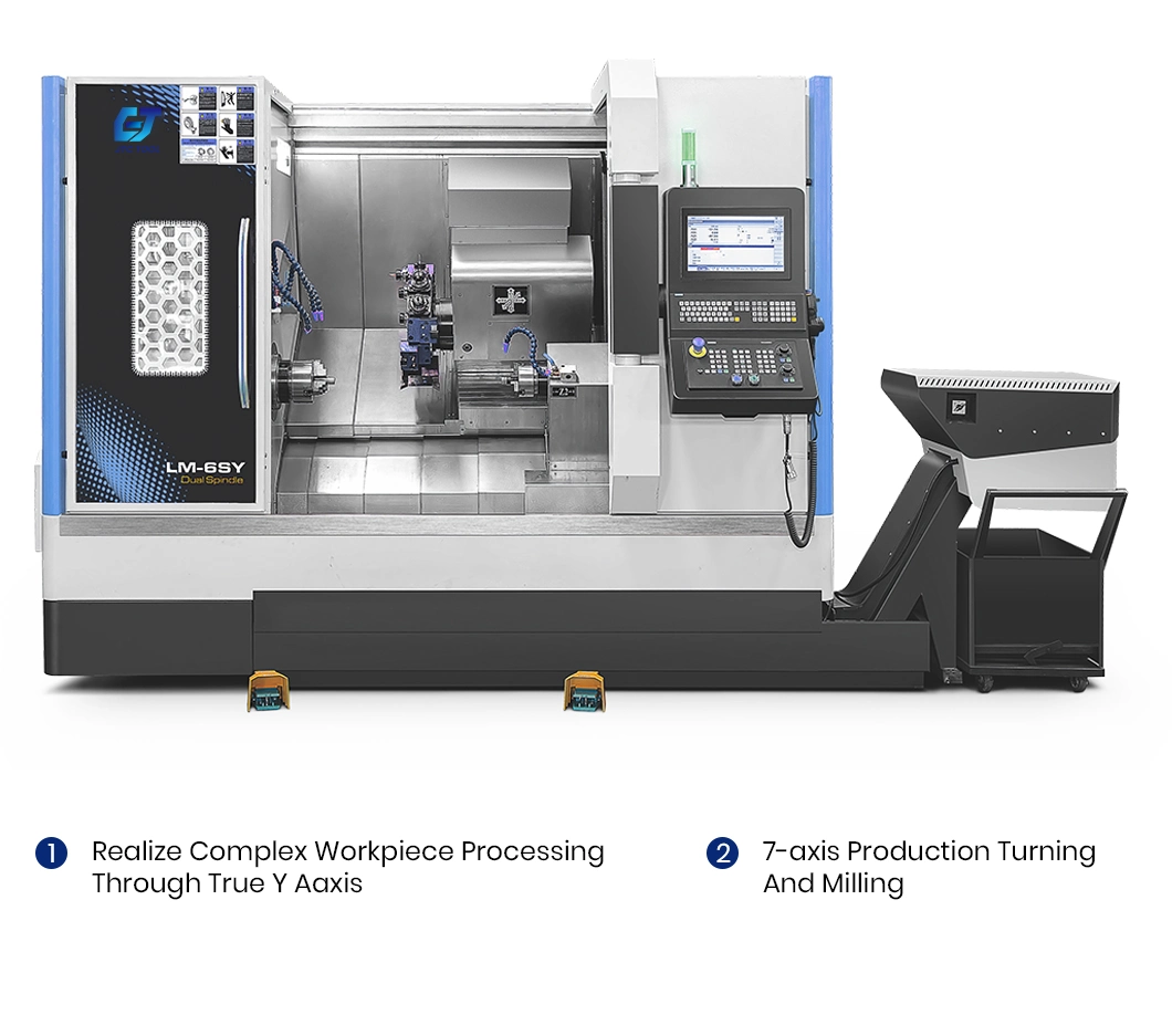 Jtc Tool 4axis Multifunctional CNC Machine China Manufacturing 5 Axis CNC Mill Desktop ISO20 Spindle Taper Lm-8sy Turning Milling Machining Part