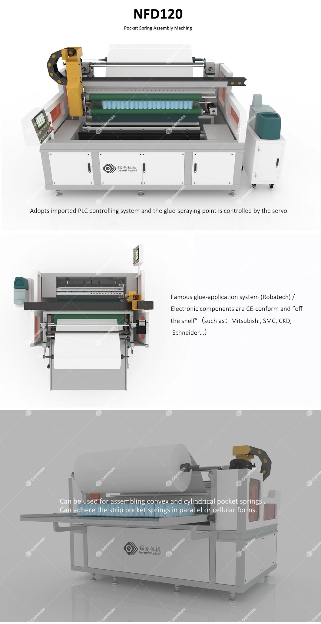 Automatic Pocket Spring Production Line Mattress Spring Assembly Machine