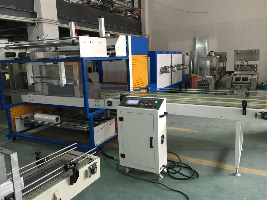 Automatic Sleeve Seal and Shrinking Packing Machine for mattress Big Carton Board