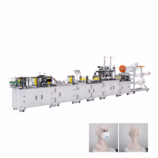 Precio bajo KN95 Máquina para fabricar mascarillas plegables completamente automáticas