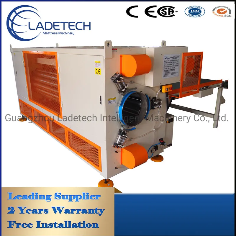 LDT-SRP Máquina empacadora de rollos de colchón Máquina de compresión de colchones Máquina empacadora de colchones [fácil de instalar, operar y mantener]