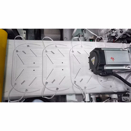 Máquina para fabricar mascarillas Gosunm 120PCS/Min Fpp2 Fpp3 KN95